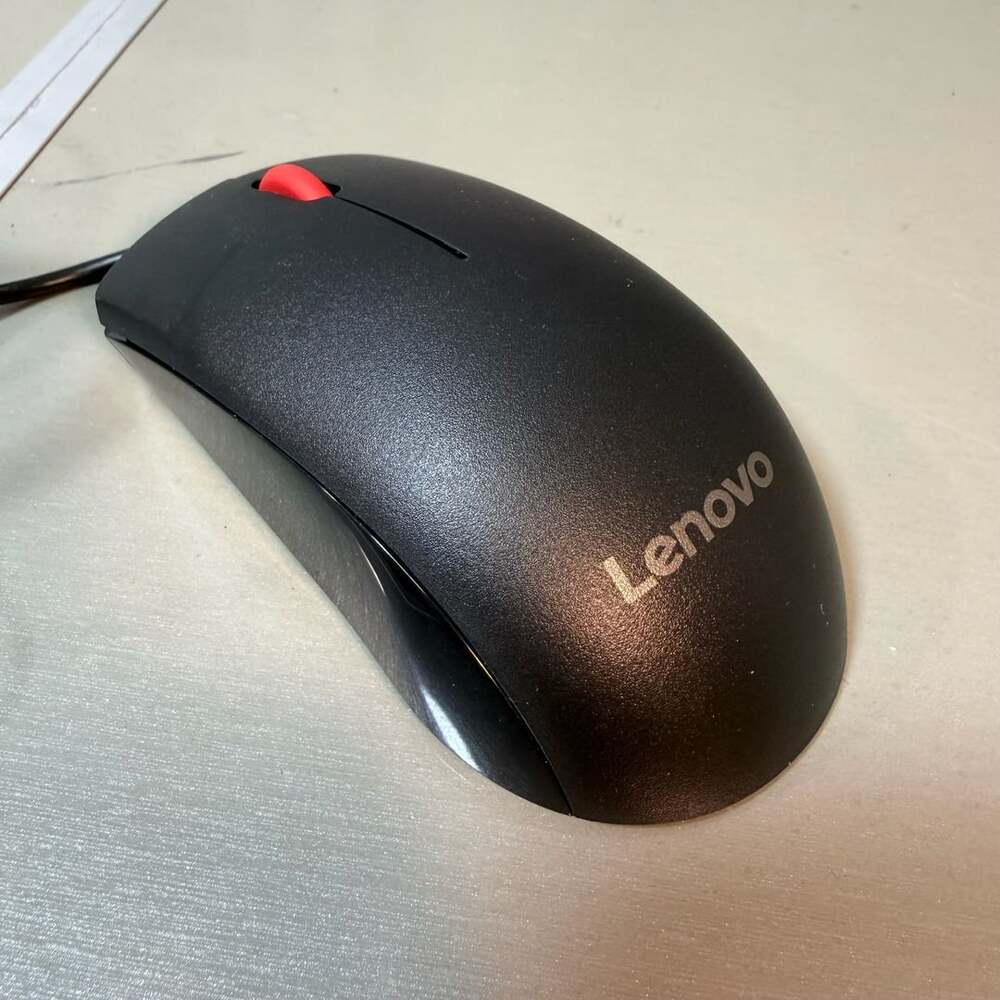 Lenovo MOEUUCA USB Wired Optical Mouse Black